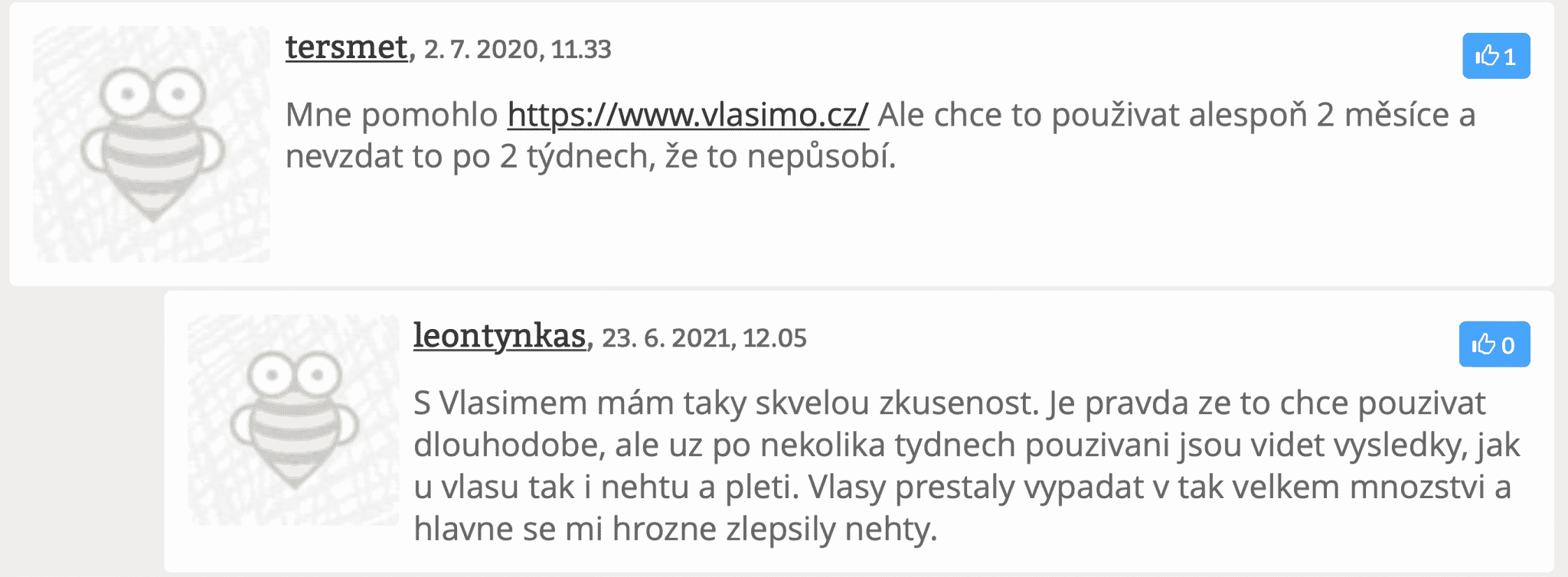 Zkušenost s Vlasimo v diskuzním fóru na ProMaminky.cz