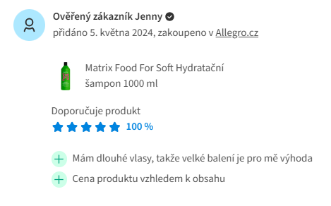 matrix šampon zkušenosti cena