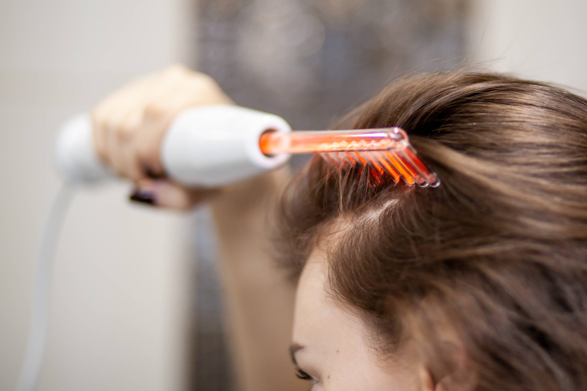 světelná terapie na vlasy