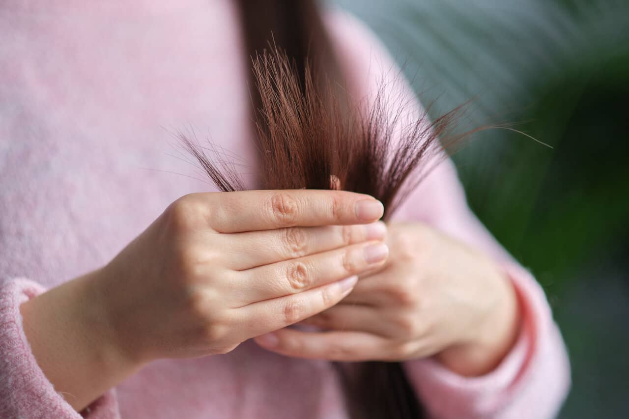 roztřepené konečky zacelení