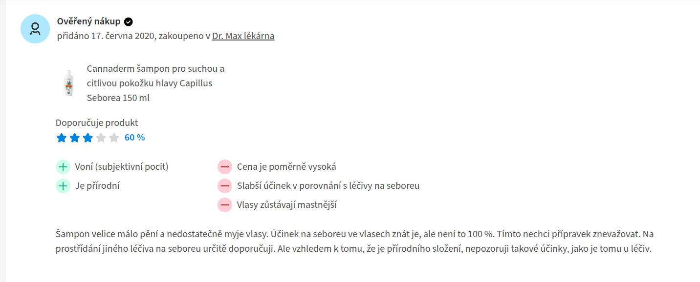 cannaderm capillus seborea