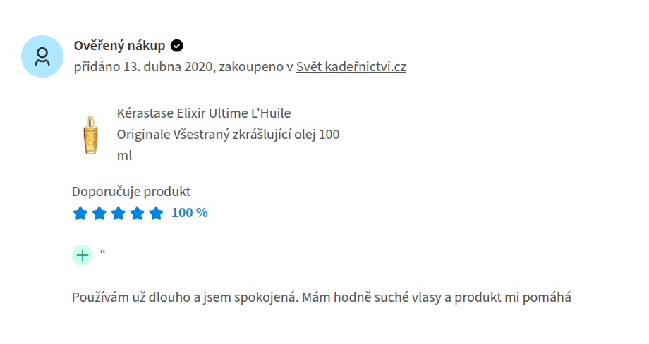 Kérastase Elixir Ultime L’Huile Originale